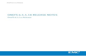Docu46181 Isilon OneFS Version 6.5.5.18 Release Notes