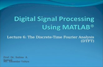 Dsp Using Matlab® - 6
