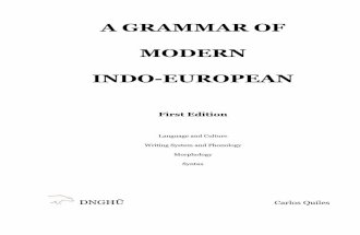 A Grammar of Modern Indo-European