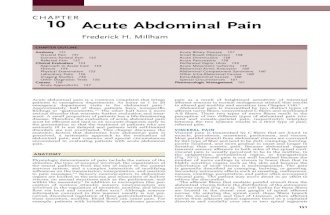 Acute abdominal pain - Feldman - Gastrointestinal and Liver Diseases, 2010