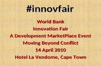 Innovation Fair Day 1