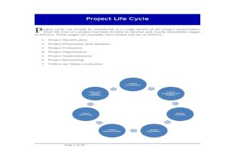 Project Life Cycle - Seed Paddy Processing Unit