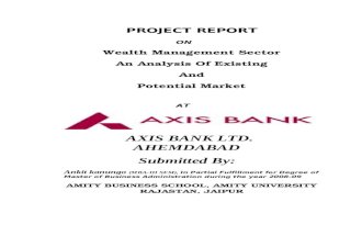 AXIS BANK-Wealth management