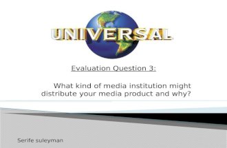 Evaluation Question 3