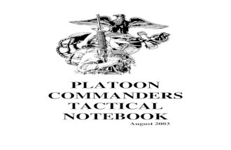 Platoon Commander Handbook