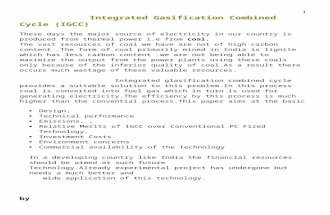 Integrated Gasification Combined Cycle