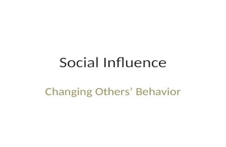 Social Influence