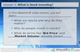 How To Invest Lesson 1: What is Stock Investing?