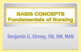 Fundamentals of Nursing - Basic Concepts