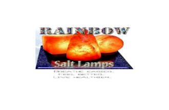 Rainbow Salt Lamp 1