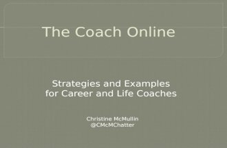 Strategies and Examples for Career and Life Coaches