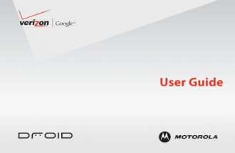 Motorola Droid - User Manual