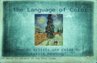 The language of color