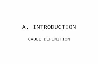 TYPES OF CABLE