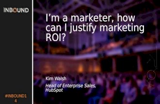 I'm a marketer, how can I be part of the revenue conversations #Inbound2014