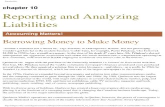10-Reporting and Analyzing Liabilities