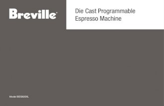 Breville BES820XL Manual