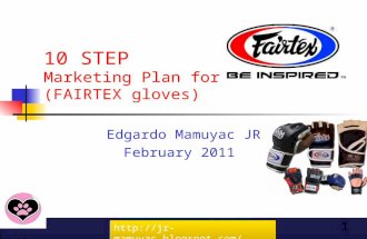 10 step marketing plan fairtex jr mamuyac