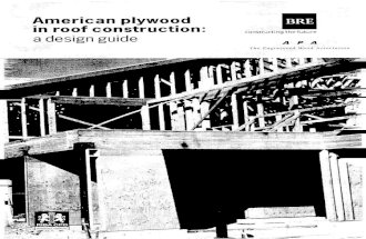American Plywood in Roof Construction: A Design Guide