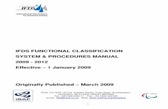 IFDS Functional Classification System & Procedures Manual 2009 - 2012