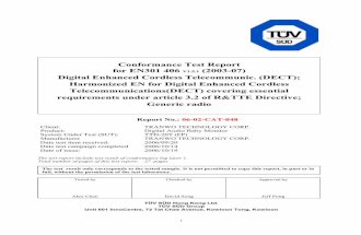 TTD-20T EN 301 406 test report