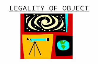 Legality of Object