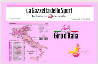 Giro d'Italia field project