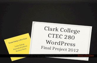 Ctec 280 word press 2012