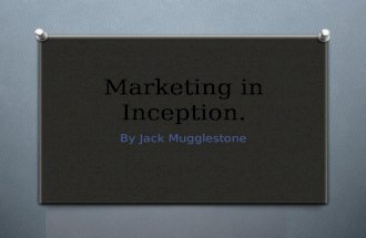 Marketing in inception