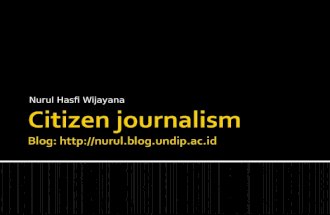 Week 2 Citizen Journalism