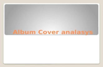Album cover analasys