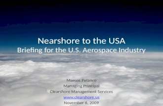 Briefing for aerospace industry