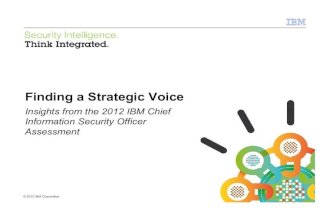 Finding a Strategic Voice - IBM CISO Study