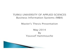 Master thesis presentation