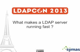 What makes a LDAP server running fast ? An bit of insight about the various bottlenecks and solutions to avoid them