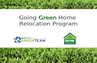 NOVA Green Real Estate Group - Going Green Home Relocation Program