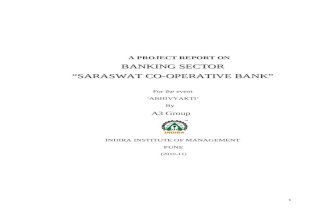 Project Report on Saraswat Bank