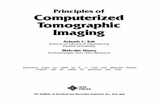 Principles of Computer Tomography Imaging