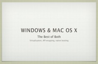 Windows & Mac OS X