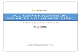 Ssrs 2012(powerview) installation ans configuration