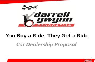 Car dealership proposal