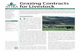 Grazing Contracts for Livestock