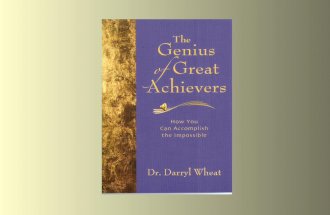 The Genius of Great Achievers