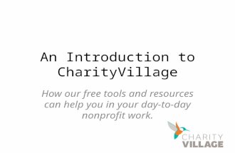 An introduction to CharityVillage: How our free tools and resources can help you in your day-to-day nonprofit work