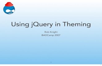 Beginning Jquery In Drupal Theming