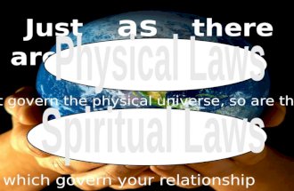 Physical laws vs spiritual laws