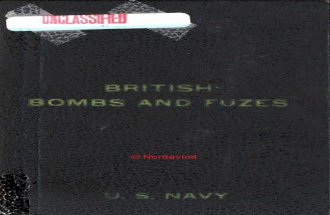 British Bombs and Fuzes