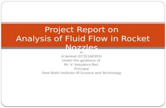 Fluid Flow in Rocket Nozzles