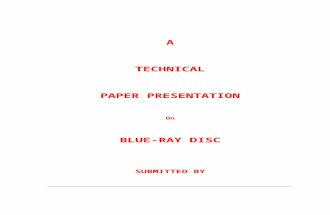 INTRODUCTION TO BLUE-RAY Disc