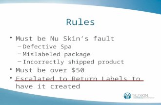 Return shipping labels